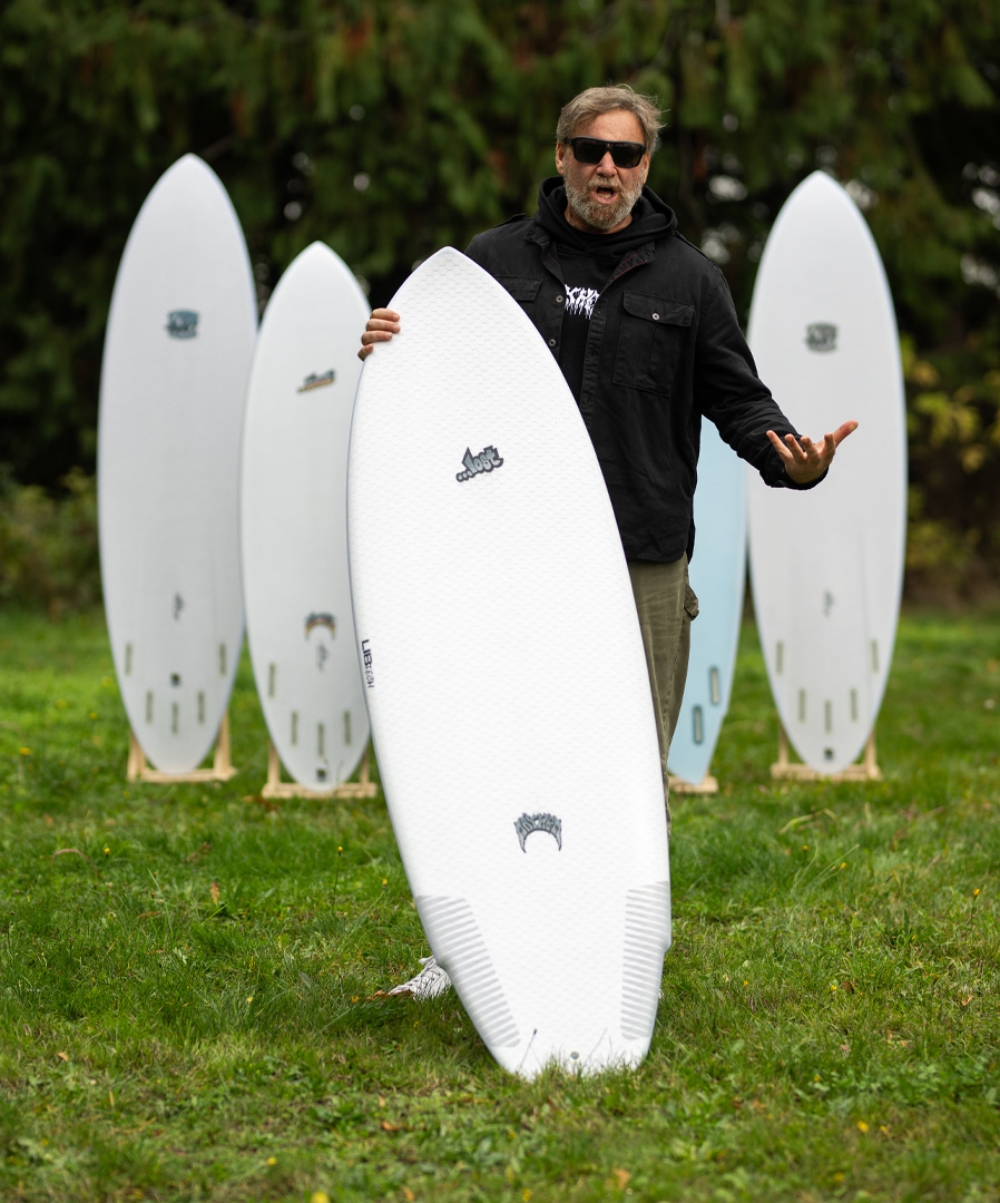 Matt Biolos for Lib Tech surf and the Puddle Jumper surfboard