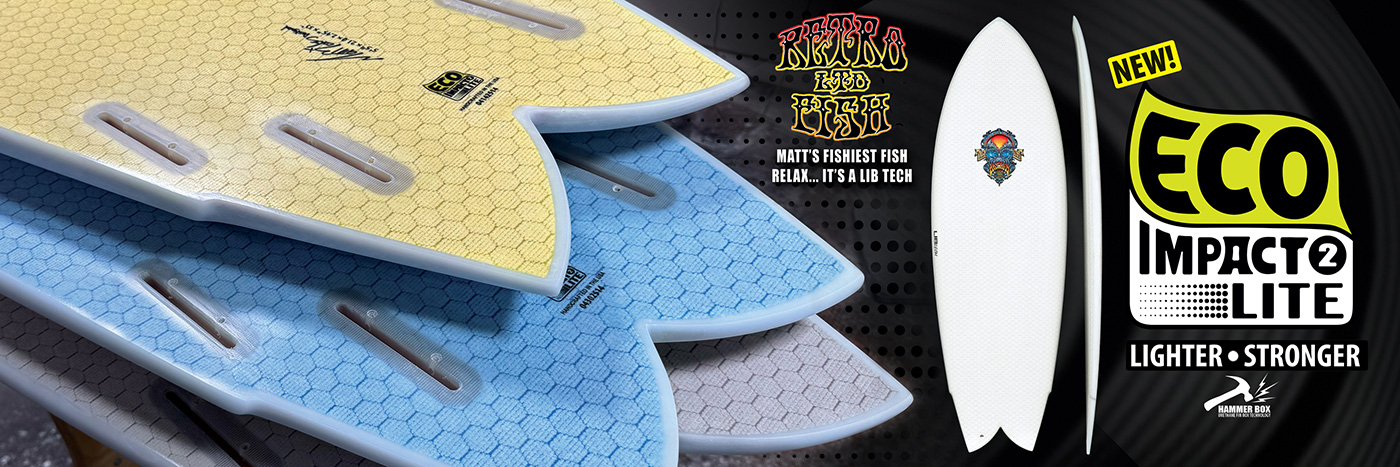 Lib Tech Lost RNF Retro Fish Surfboard