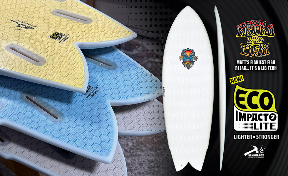 Lib Tech Lost RNF Retro Fish Surfboard