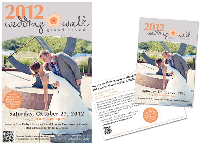 2012 Wedding Walk poster and postcard